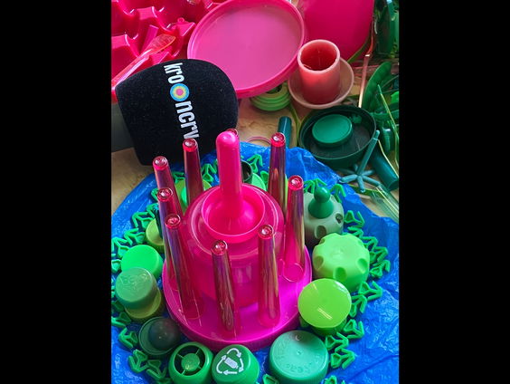 Van plastic afval tot kunstwerken