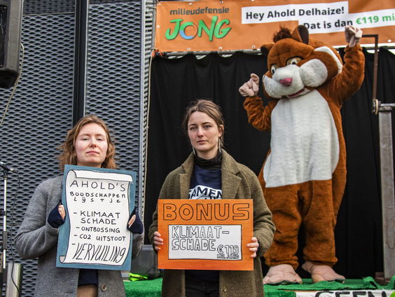 Onderzoek Milieudefensie: 'Ahold Delhaize is niet zo groen als ze zich voordoen'
