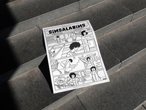 George Adegite maakte een strip over het leven in de Bijlmer