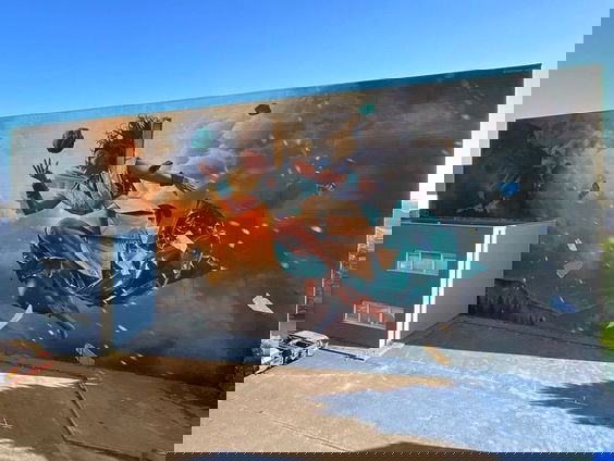 Muurschildering van luisteraar Kasper maakt kans op prestigieuze prijs