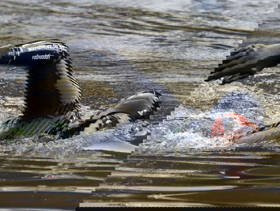 Maarten van der Weijden trotseert zwaar stuk Elfstedentocht: "Veel tegenstroming"