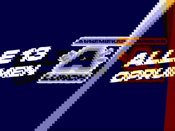 Good Riddance, Living In A Box, Hooverphonic... Dit was Alle 13: Opruimen