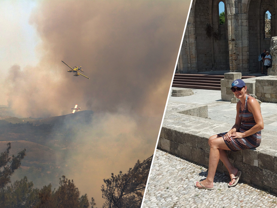 Luisteraar Sandra is op Rhodos: "Eilandbewoners werden heel erg ongerust"