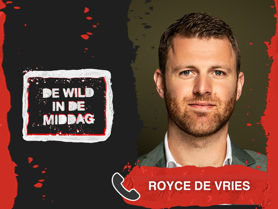 Royce de Vries over start serie 'Een moord kost meer levens'