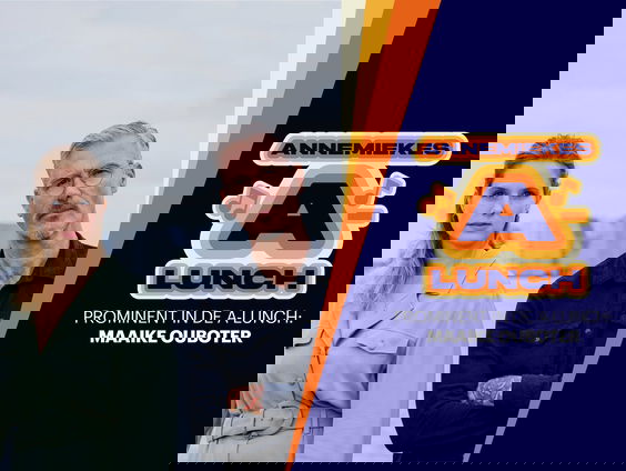 Maaike Ouboter en Eric Corton samen in het theater met Harnas van Glas