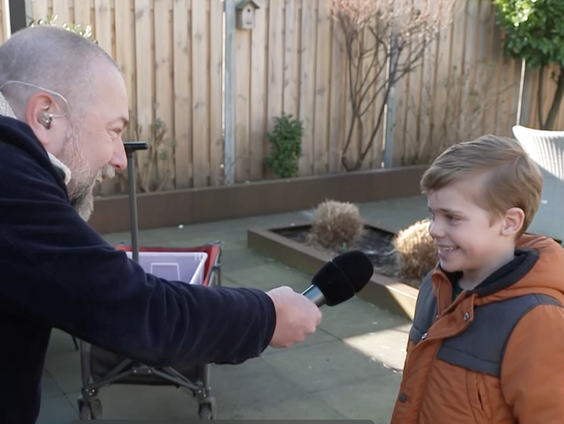 Kinderen Amber, Roan en Milan hebben geld ingezameld voor Oekraïne