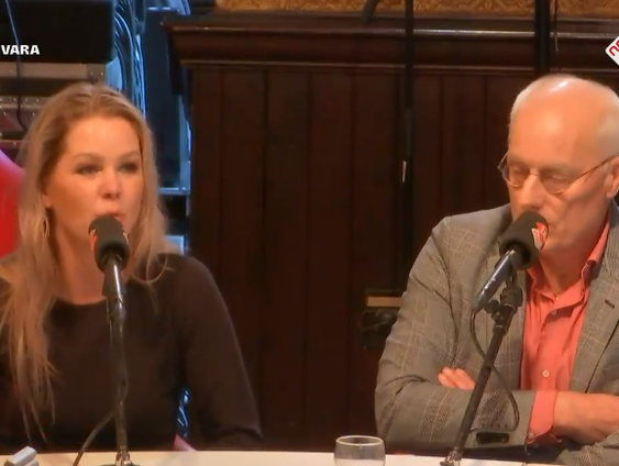Menno Brouwer van de Friese Partij voor de Dieren en Femke Wiersma van de BBB gaan in gesprek