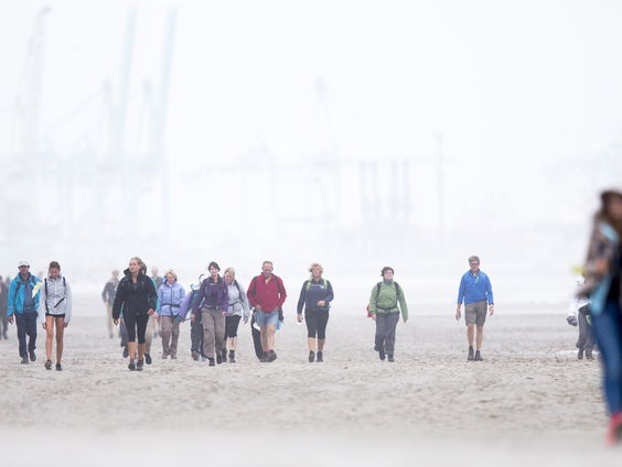 Peter Stoop loopt Strandzesdaags voor de achttiende(!) keer: "Soort verslaving"