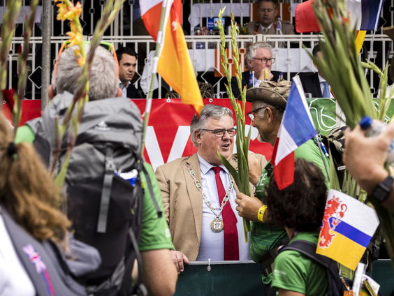 Nijmeegse burgemeester Hubert Bruls: "Vind het een fantastische week"