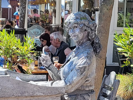 Snotneus grootste uitdaging voor Gwen tijdens NK Levend Standbeeld