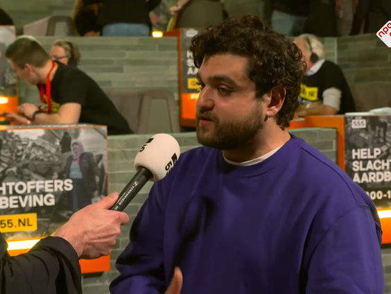 Arda Kaya was een van de eerste journalisten in rampgebied Turkije