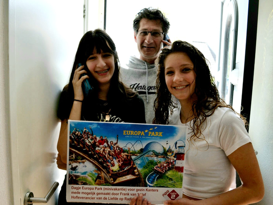 Luisteraar Barry zet zijn twee dochters in het zonnetje met een verrassing naar Europa-Park