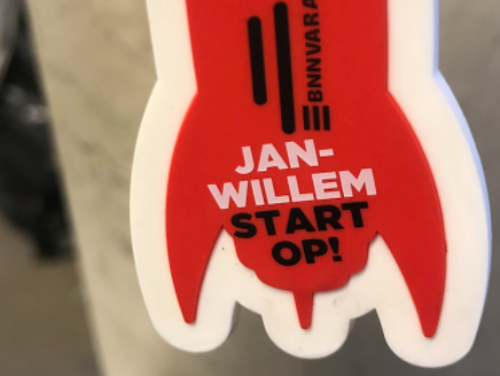 Dubbel pech! André verloor zijn fietssleutel met Jan-Willem Start Op sneutelhanger