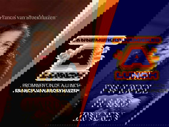 Bij twijfel hard zingen: Francis van Broekhuizen schrijft boek over haar leven