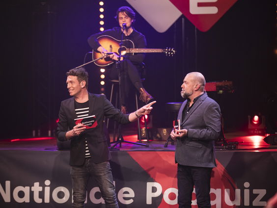 Luisteraar Marc doet oefenronde Nationale Popquiz