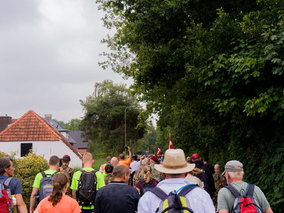 Babs Rijke van Stichting 4Daagse zeer tevreden over hoe het wandelfestijn verloopt