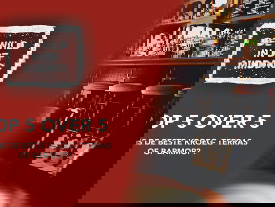 Top 5 over 5: Wat is de beste kroeg- terras of barmop?