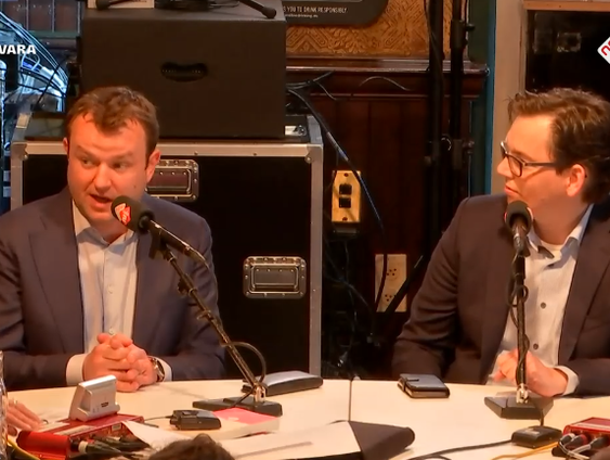 Alles wordt duurder door de hoge inflatie. ChristenUnie Kamerlid Pieter Grinwis en zijn SP collega Bart v ...