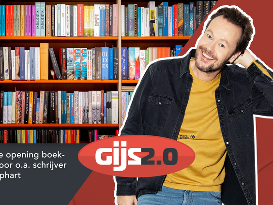 De boekhandels zijn weer open! Schrijver Ronald Giphart was erbij