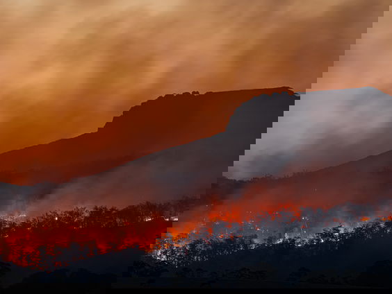 Vincent en z'n gezin moesten middenin de nacht Franse camping verlaten vanwege bosbranden