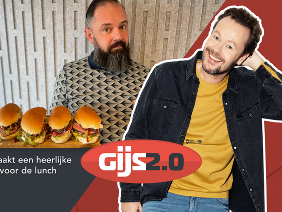 Chef Ramon maakt een Philly cheese steak-sandwich voor Gijs