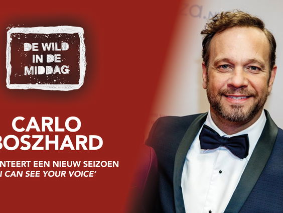 Carlo Boszhard presenteert het nieuwe seizoen van 'I Can See Your Voice!'