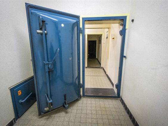 Een atoomschuilkelder in tijdens het Koude Oorlog Weekend