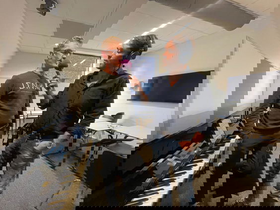 Op bezoek bij een musicus