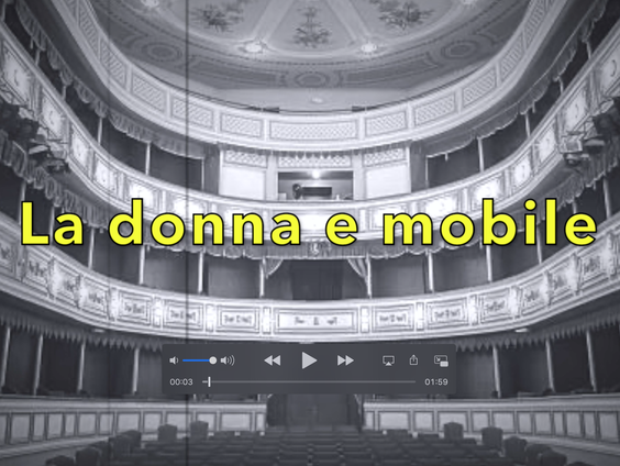 De Karaokemachine #2: La donna e mobile