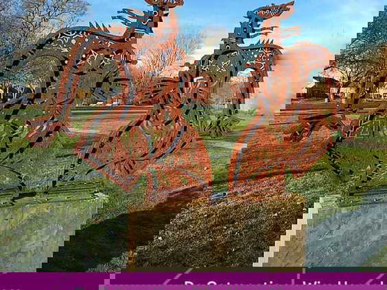 Buitenkunstverkiezing 2022: 'De Ontmoeting' van Wim Heesakkers