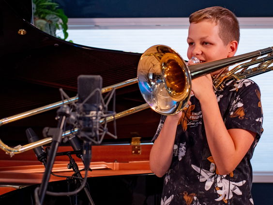 Trombonist Jisse Kuipers te gast in Maatwerk