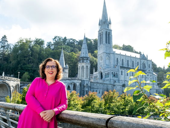Francis naar Lourdes