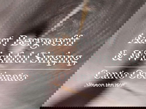 In de studio: organist Aart Bergwerff en alt Marjolein Stots