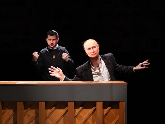 Theaterstuk over Oekraïense president Zelensky