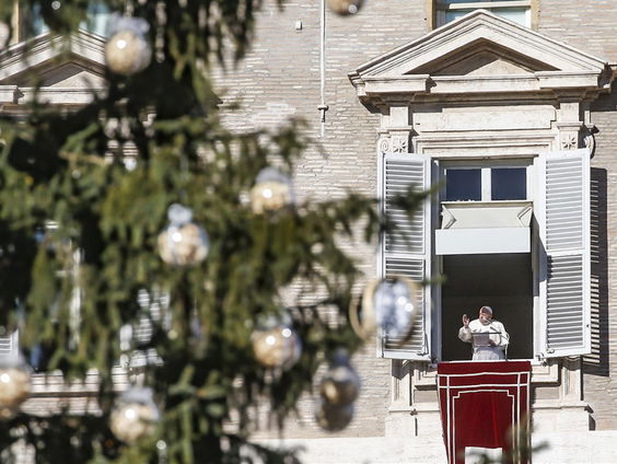 Francis van Broekhuizen ging voor Kerst naar Rome