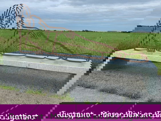 Buitenkunstverkiezing 2022 'Rustpunt' van Marée Blok en Bas Lugthart