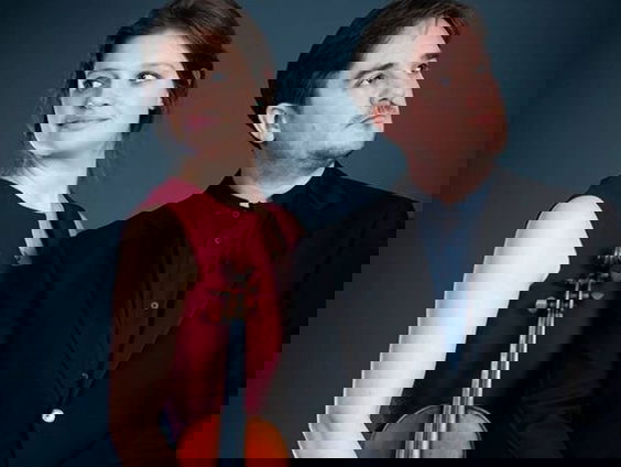 Live bij Dieuwertje: violiste Floor Le Coultre en pianist Maarten den Hengst