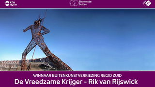 'De Vreedzame Krijger' wint in de regio Zuid van de Buitenkunstverkiezing 2022