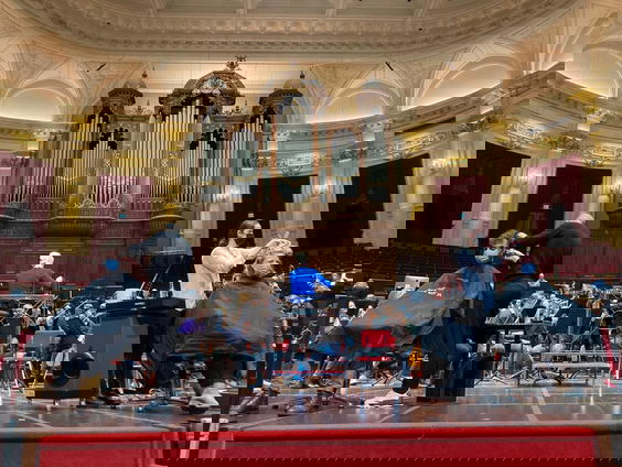 Kapsalon Theater in het Concertgebouw in Amsterdam