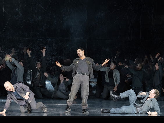 Germán Olvera, Ya-Chung Huang en Lucas van Lierop in Puccini's Turandot bij DNO