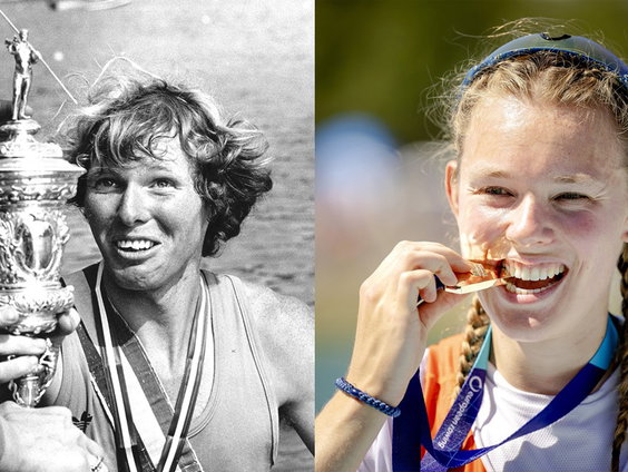 Van nu naar toen: Karolien Florijn heeft de roei-genen van haar vader Ronald