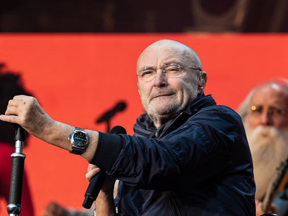 De rockers van Genesis met hun The Last Domino Tour