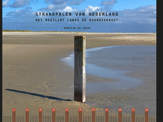 Martijn de Groot schreef een boek over strandpalen