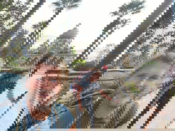 Pelgrims Barry en Monique zijn aangekomen bij het 'toetje' van de reis