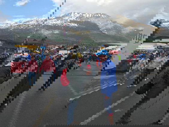 Verslaggever Robert Jan Booij bij Alpe d'HuZes