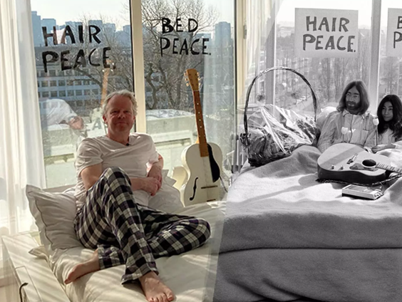 NH Radio treedt in de voetsporen van John Lennon en Yoko Ono voor de vrede