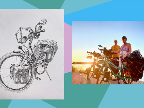 Vakantieverslaggever Marianne Riksen over haar verre fietsvakantie