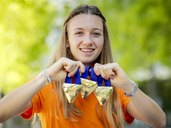 De atletiekvereniging van Femke Bol leeft met haar mee