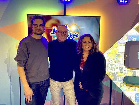 Trijntje Oosterhuis & Xander Vrienten in de studio!