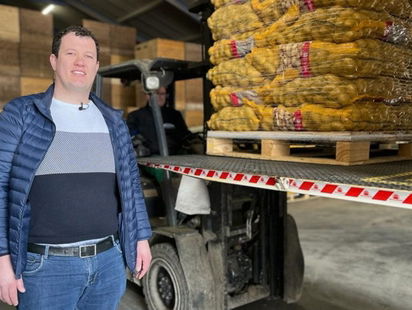 Duizenden kilo's groente voor Oekraïne